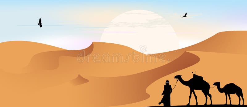 Рисунок похода в пустыни