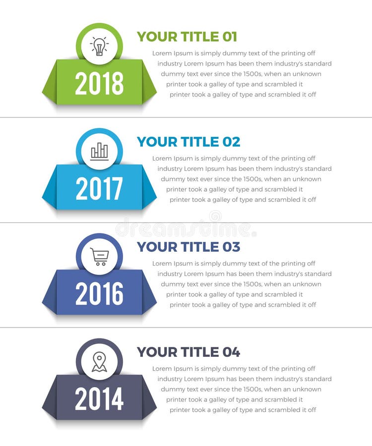 Вертикальный срок Infographics иллюстрация штока Вертикальный срок Infographics иллюстрация штока