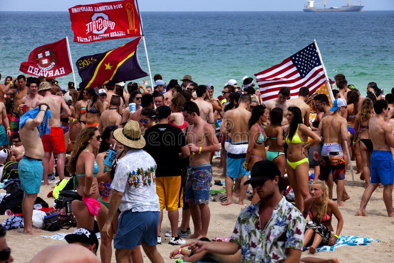 Весенние каникулы - Ft Lauderdale, Флорида стоковое фото Весенние каникулы - Ft Lauderdale, Флорида стоковое фото
