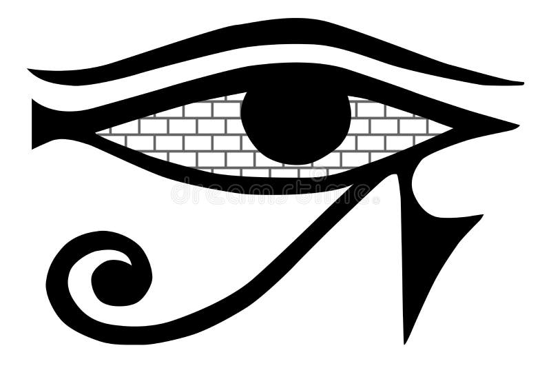 весь видеть глаза Знак каменщика на белой предпосылке Masonic изолированный символ Глаз древнего египета Стены Masonry в глазе иллюстрация вектора весь видеть глаза Знак каменщика на белой предпосылке Masonic изолированный символ Глаз древнего египета Стены Masonry в глазе иллюстрация вектора