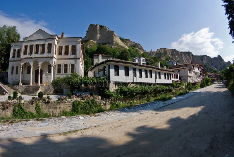 View of melnik - no`1 wine producing village in Bulgaria. View of melnik - no`1 wine producing village in Bulgaria