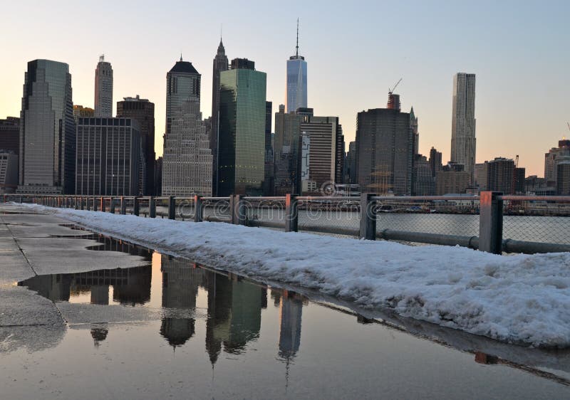 Взгляд городского пейзажа городского Манхаттана, NYC стоковое фото Взгляд городского пейзажа городского Манхаттана, NYC стоковое фото