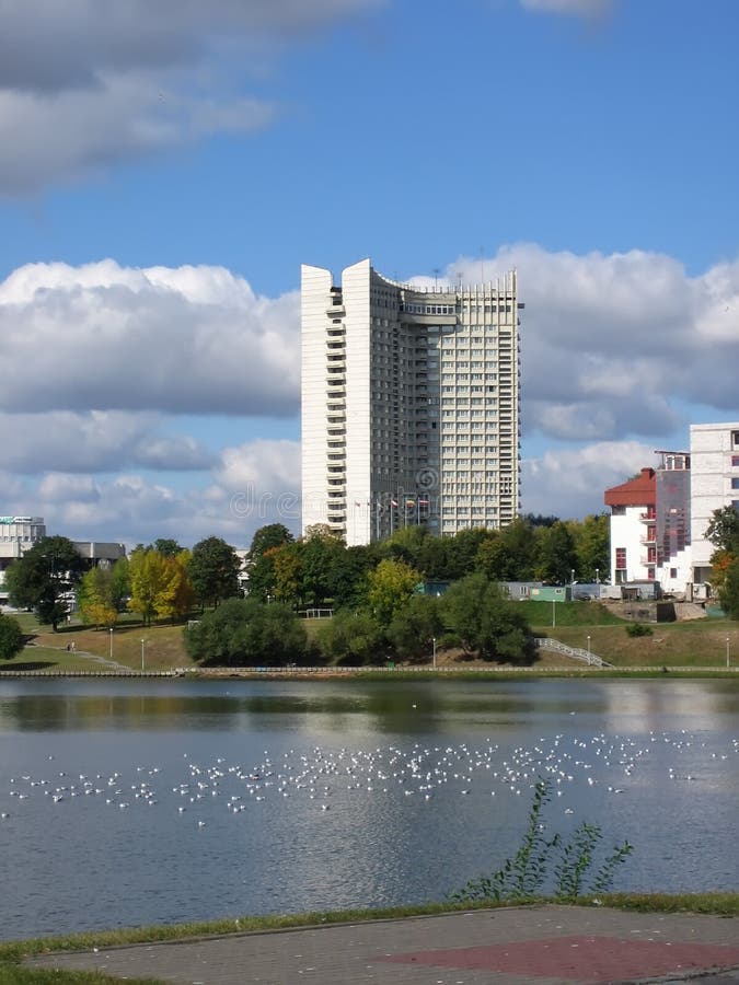 взгляд minsk гостиницы здания стоковые фото взгляд minsk гостиницы здания стоковые фото