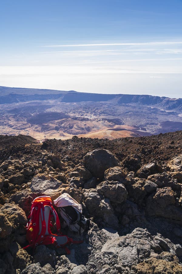 Взгляд национального парка вулкана El Teide в Тенерифе стоковые изображения rf Взгляд национального парка вулкана El Teide в Тенерифе стоковые изображения rf