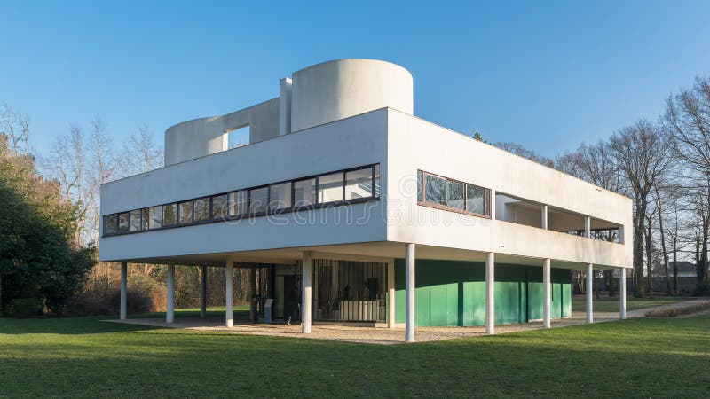 Вилла Savoye стоковая фотография rf Вилла Savoye стоковая фотография rf
