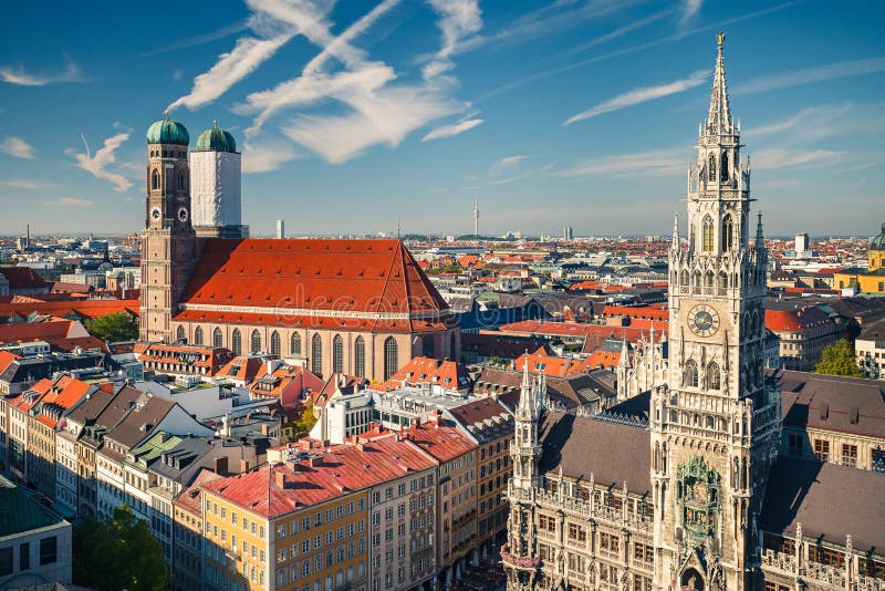 Вид с воздуха Munchen стоковая фотография rf Вид с воздуха Munchen стоковая фотография rf