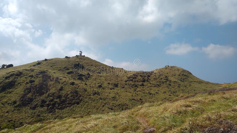 Вид ландшафта Кералы ponmudi thiruvananthapuram станции холма стоковые изображения