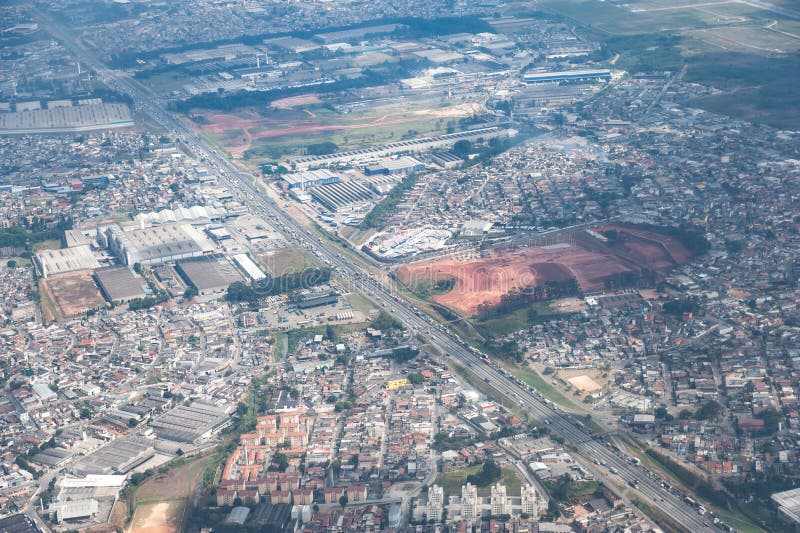Taken form an airplaine, Buildings and neighborhoods of San Pablo. Taken form an airplaine, Buildings and neighborhoods of San Pablo