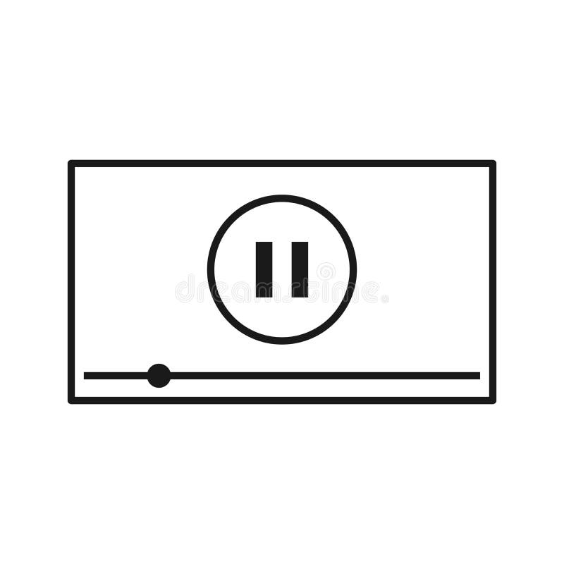 Видео-плейер для сети и передвижных apps также вектор иллюстрации притяжки corel бесплатная иллюстрация Видео-плейер для сети и передвижных apps также вектор иллюстрации притяжки corel бесплатная иллюстрация