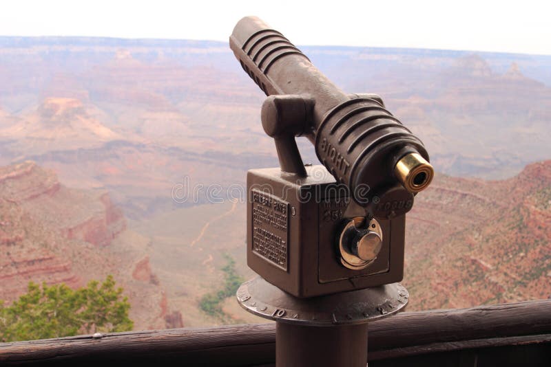 There are many ways to see the Grand Canyon's beauty. Telescopes stationed across the South Rim allow a bird's eye view down into the canyon for just 25 cents. There are many ways to see the Grand Canyon's beauty. Telescopes stationed across the South Rim allow a bird's eye view down into the canyon for just 25 cents.