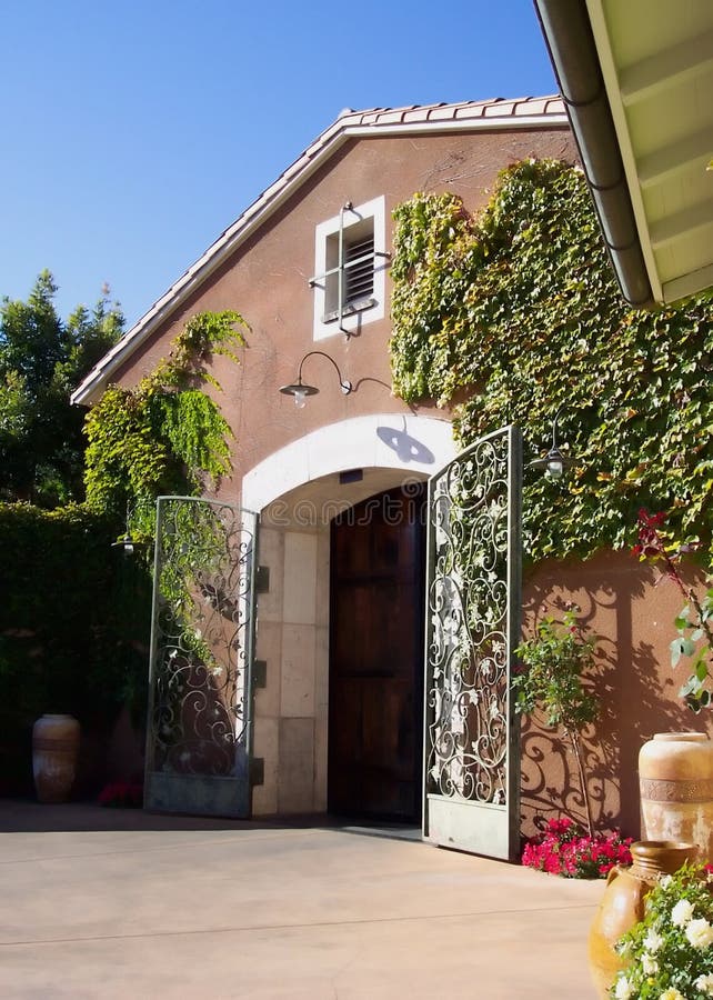 винзавод долины napa california стоковое фото винзавод долины napa california стоковое фото