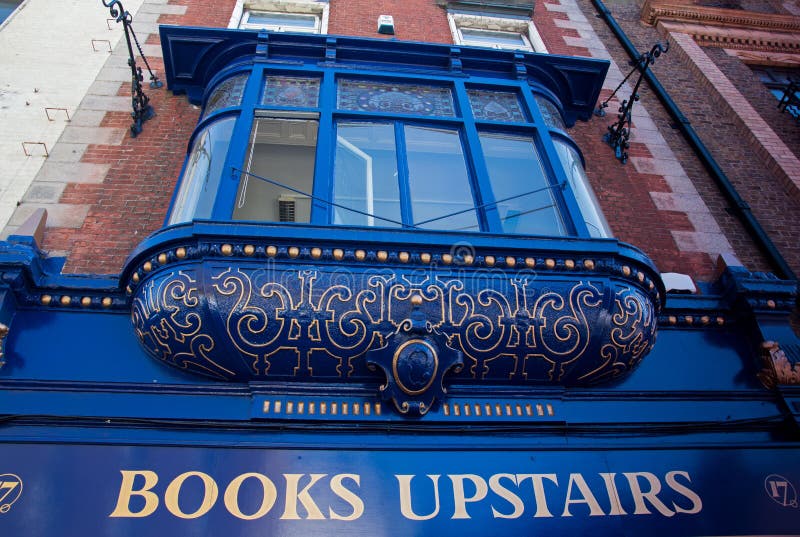 Винтажный bookstore, Дублин стоковое изображение Винтажный bookstore, Дублин стоковое изображение