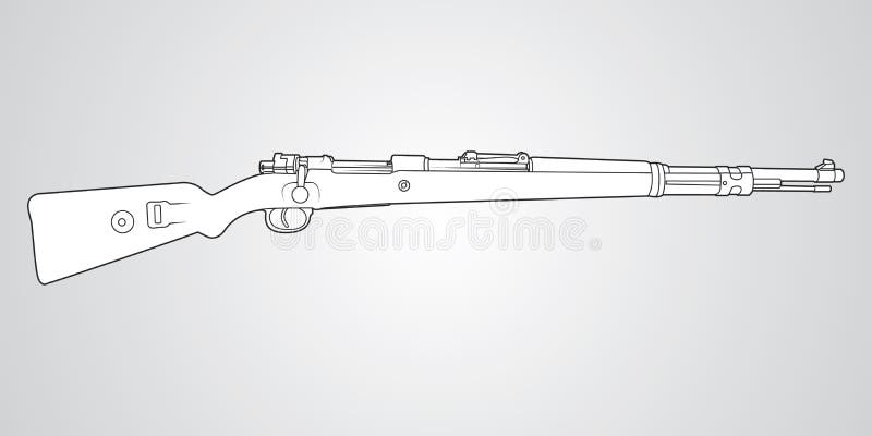 Mauser 98k эскиз