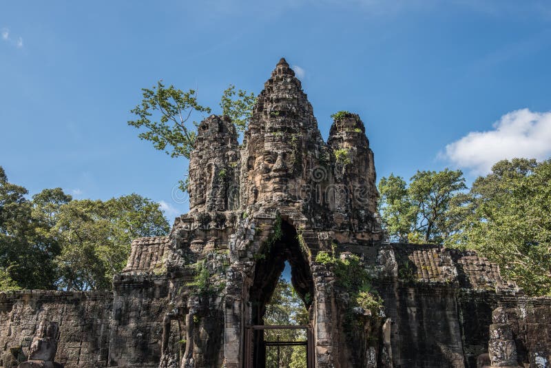Висок Angkor Thorm стоковые изображения Висок Angkor Thorm стоковые изображения