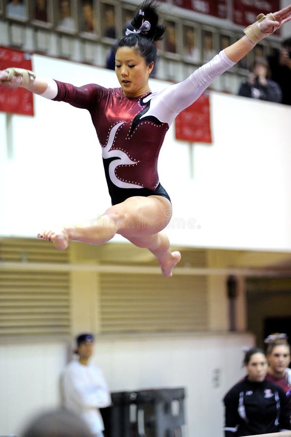 PHILADELPHIA - FEBRUARY 5: Temple University gymnast Kathryn Ho performs on the balance beam during the Ken Anderson Invitational February 5, 2011 in Philadelphia. PHILADELPHIA - FEBRUARY 5: Temple University gymnast Kathryn Ho performs on the balance beam during the Ken Anderson Invitational February 5, 2011 in Philadelphia