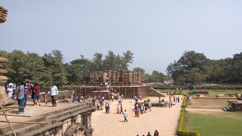 Висок Konark Солнця - архитектурноакустическая красота Индии стоковая фотография Висок Konark Солнця - архитектурноакустическая красота Индии стоковая фотография