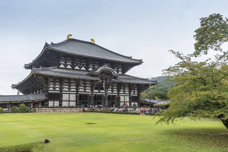 Висок Nara Япония dai-ji TÅ стоковые изображения rf