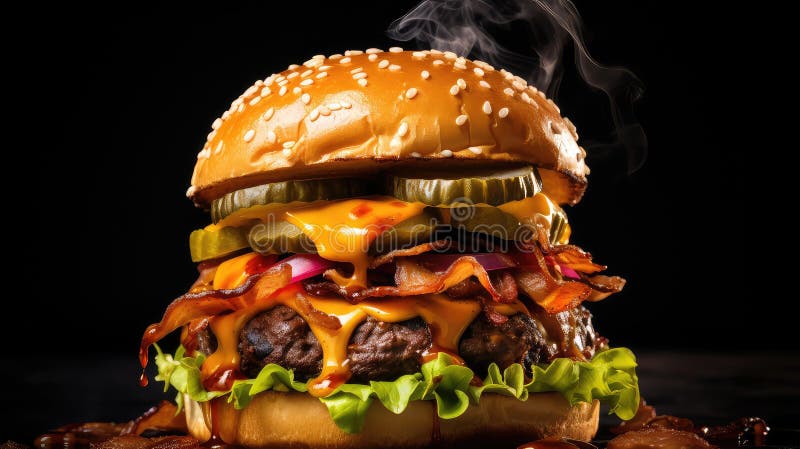 вкусная бургерная еда фото бесплатная иллюстрация