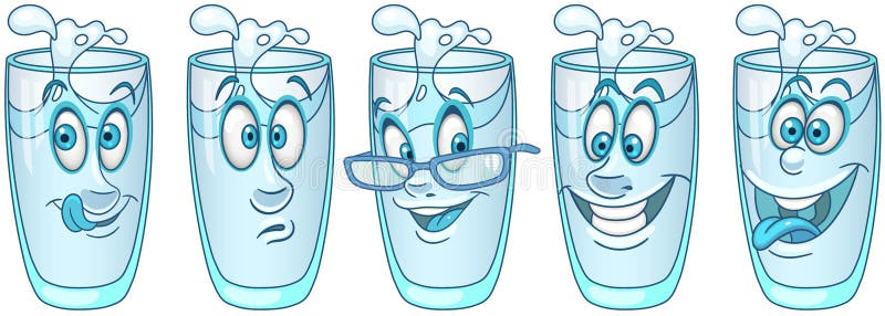 Emoji vaso de agua
