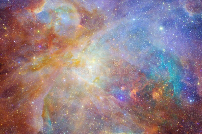 Внушительная галактика в космическом пространстве Starfields бесконечного космоса иллюстрация штока