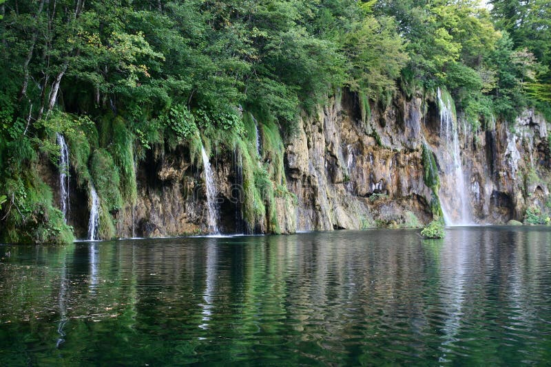 Водопады в национальном парке озер Plitvice стоковые фото Водопады в национальном парке озер Plitvice стоковые фото