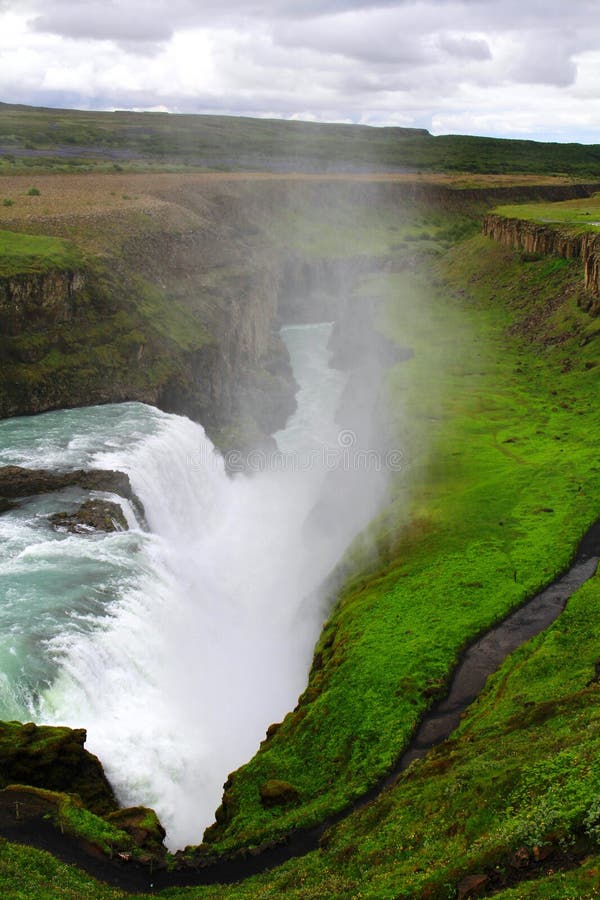 Водопад Gullfoss, Исландия стоковые изображения Водопад Gullfoss, Исландия стоковые изображения