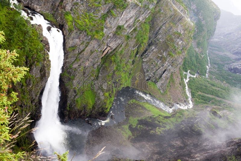 Водопад Voringfossen, Норвегия стоковая фотография rf Водопад Voringfossen, Норвегия стоковая фотография rf