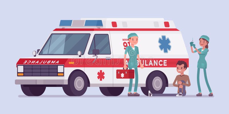 Рисунок медика скорой помощи