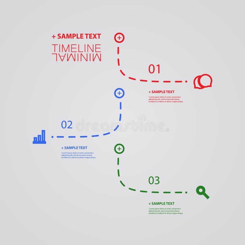 Временная последовательность по Infographic вектора - шаблон дизайна отчета иллюстрация штока Временная последовательность по Infographic вектора - шаблон дизайна отчета иллюстрация штока