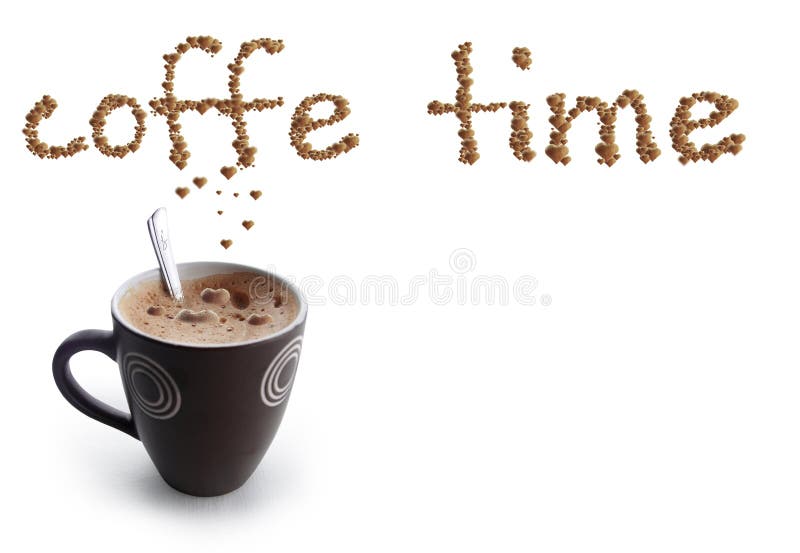 время coffe стоковая фотография время coffe стоковая фотография