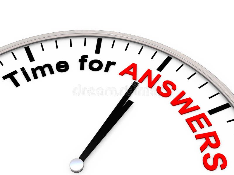 Time for answers as Letters on a clock. Time for answers as Letters on a clock