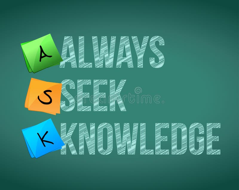 Всегда иллюстрация сообщения знания seek бесплатная иллюстрация Всегда иллюстрация сообщения знания seek бесплатная иллюстрация