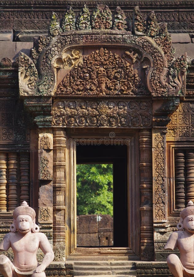 Вход на wat angkor стоковое изображение rf Вход на wat angkor стоковое изображение rf