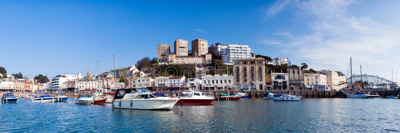 гавань torquay стоковое изображение гавань torquay стоковое изображение