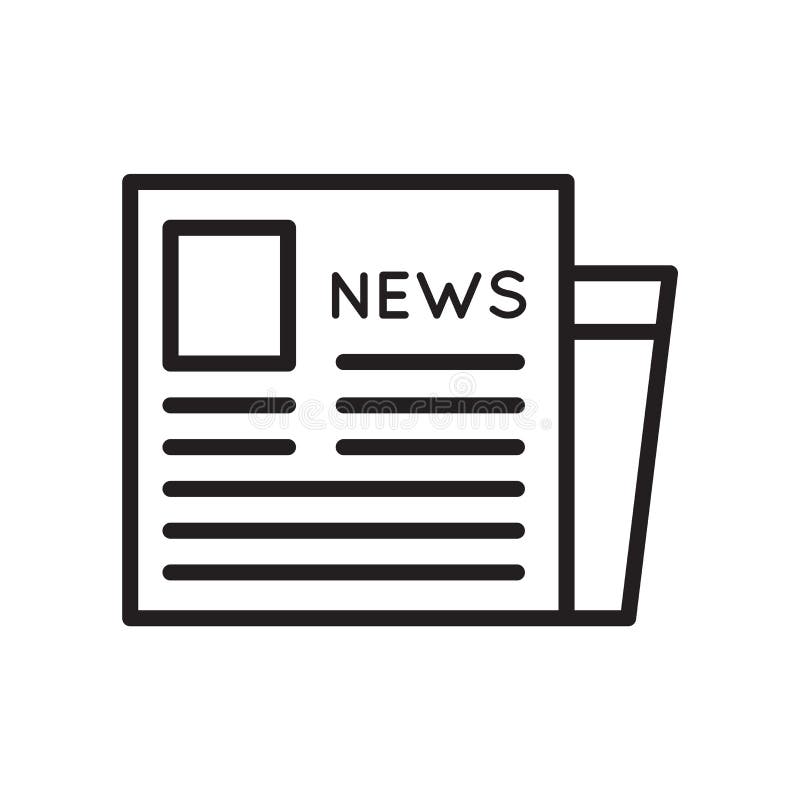 Газета сложила знак вектора значка и символ изолированный на белой предпосылке, газете сложил концепцию логотипа иллюстрация вектора Газета сложила знак вектора значка и символ изолированный на белой предпосылке, газете сложил концепцию логотипа иллюстрация вектора
