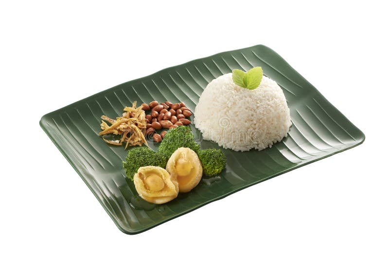 Галиотис Nasi Lemak стоковое фото