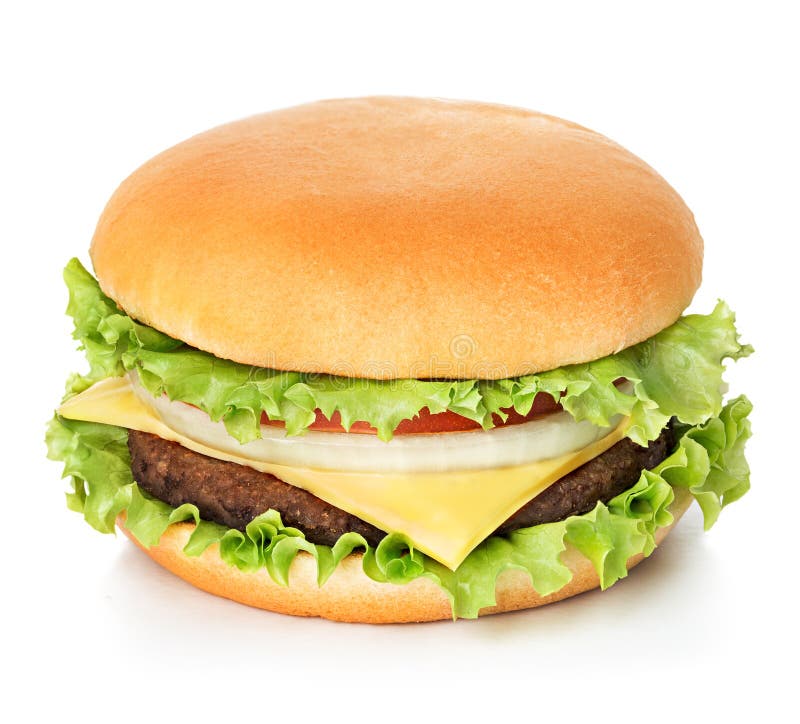 Гамбургер изолированный на белизне
