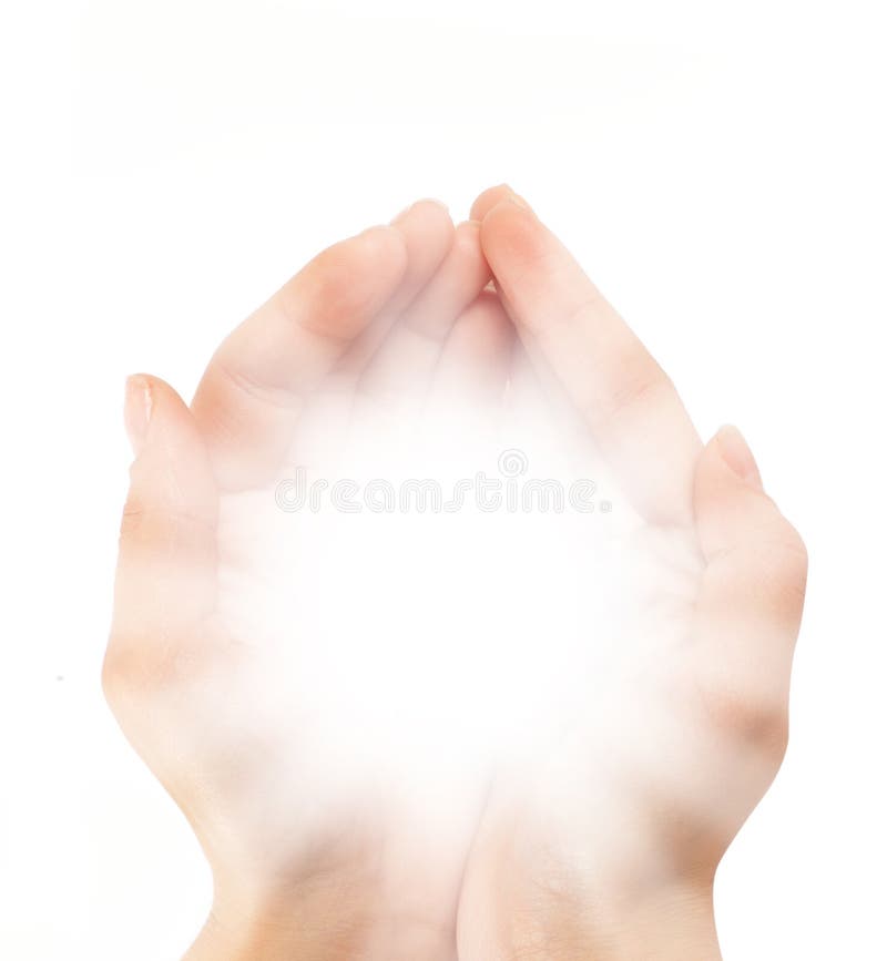 гениальные темные руки женщины держа shine стоковая фотография rf гениальные темные руки женщины держа shine стоковая фотография rf