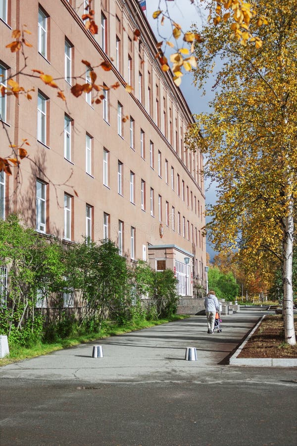 Геологохимический институт в городе Apatity Россия стоковое фото rf Геологохимический институт в городе Apatity Россия стоковое фото rf