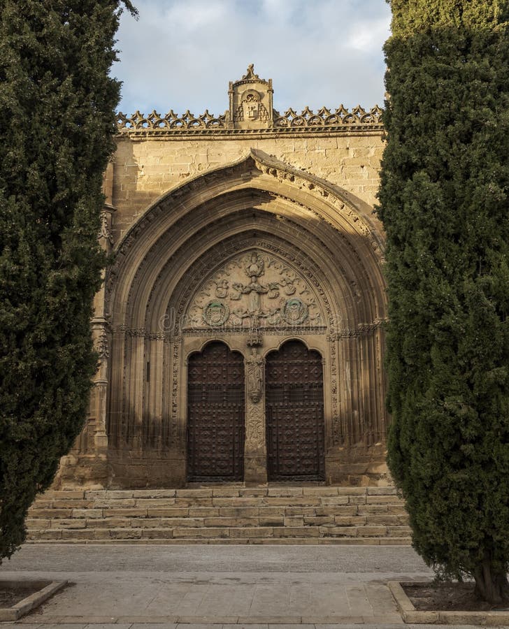 Main portal of the Church of San Pablo, in the city of Ubeda, province of Jaen, Spain. It was built between the 17th and 18th centuries. Main portal of the Church of San Pablo, in the city of Ubeda, province of Jaen, Spain. It was built between the 17th and 18th centuries