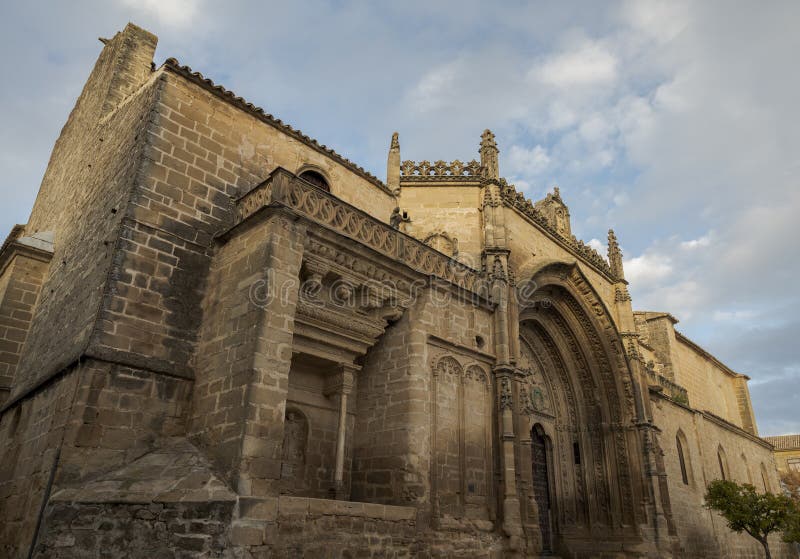 Main portal of the Church of San Pablo, in the city of Ubeda, province of Jaen, Spain. It was built between the 17th and 18th centuries. Main portal of the Church of San Pablo, in the city of Ubeda, province of Jaen, Spain. It was built between the 17th and 18th centuries