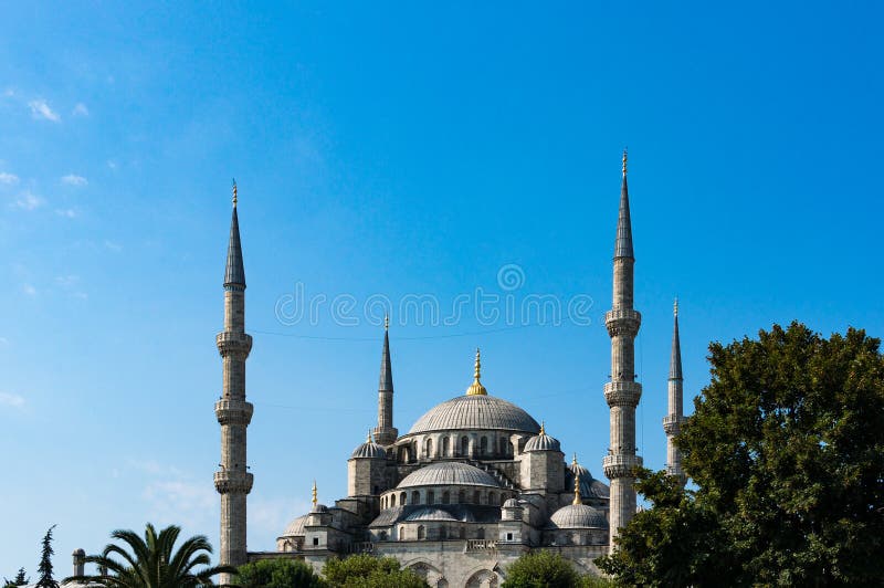 голубой индюк мечети istanbul Взгляд экстерьера Sultanahmet стоковые изображения голубой индюк мечети istanbul Взгляд экстерьера Sultanahmet стоковые изображения