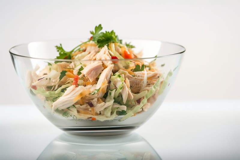Гой га вкусный куриный салат, сделанный из капустных трав и пряника. бесплатная иллюстрация