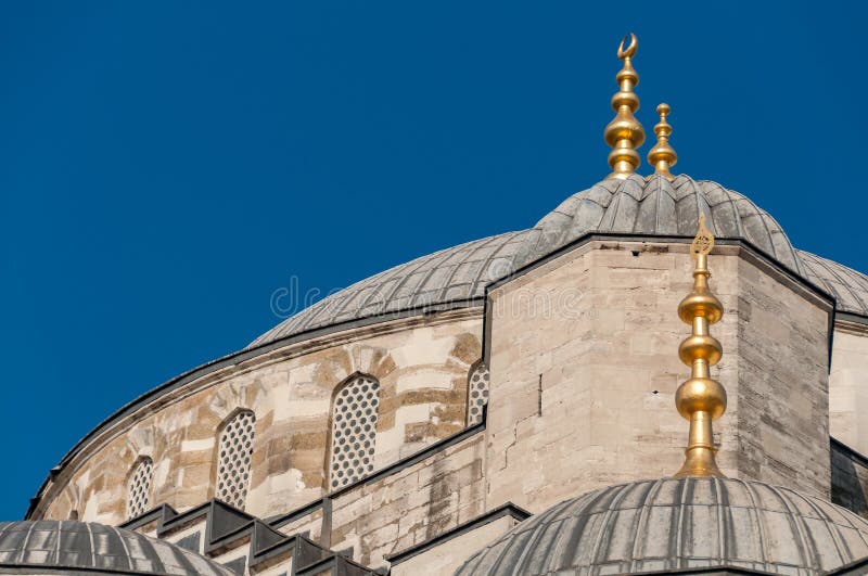 Голубая мечеть, детали Sultanahmed Camii архитектурноакустические Стамбул стоковая фотография rf Голубая мечеть, детали Sultanahmed Camii архитектурноакустические Стамбул стоковая фотография rf