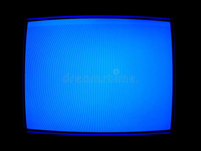 голубой экран tv иллюстрация вектора голубой экран tv иллюстрация вектора