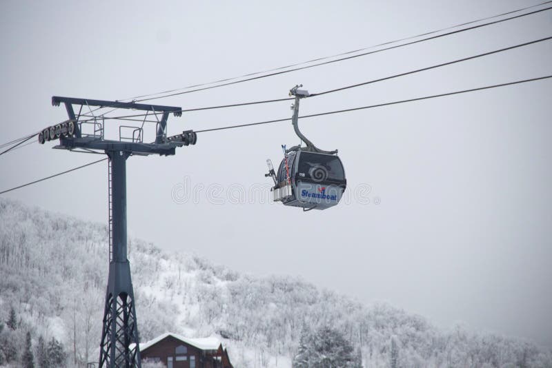 Гондола Steamboat Springs стоковые фотографии rf Гондола Steamboat Springs стоковые фотографии rf
