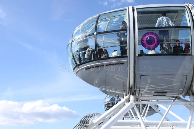 гондолы london глаза стоковое изображение гондолы london глаза стоковое изображение