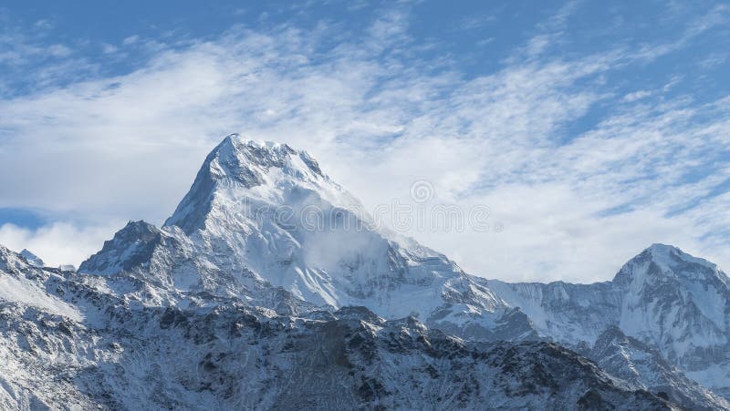 Гора Annapurna стоковая фотография Гора Annapurna стоковая фотография