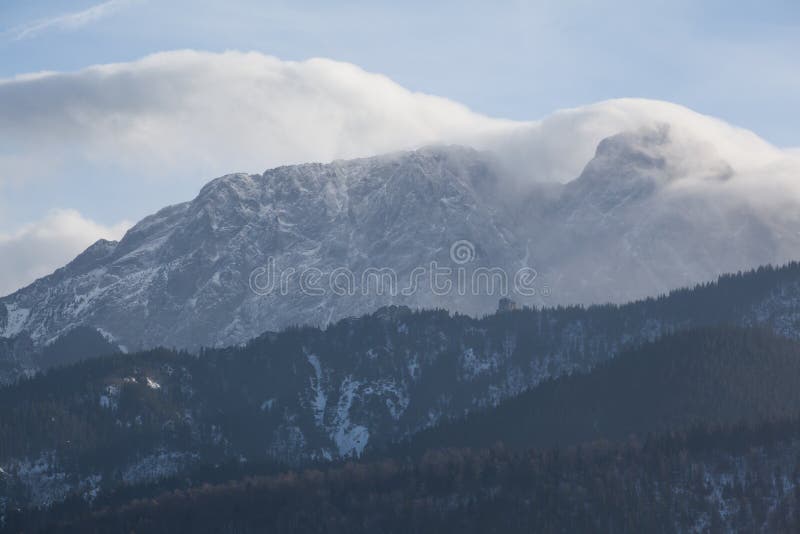 Гора Giewont стоковое изображение Гора Giewont стоковое изображение