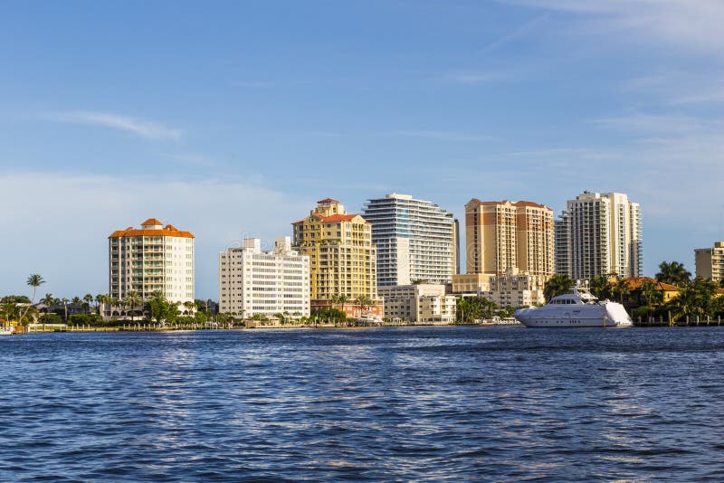 Горизонт Fort Lauderdale стоковые изображения Горизонт Fort Lauderdale стоковые изображения